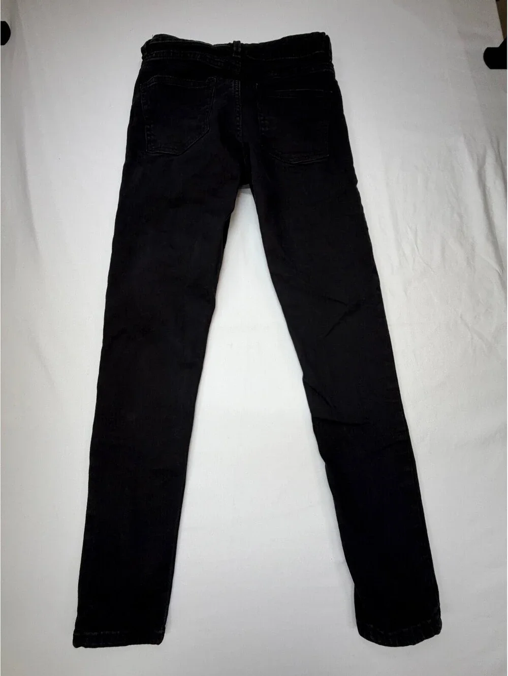 New Look Men's Skinny Jeans Slim Fit Stretch Mid-Rise Zip Fly  Size 28 Black
